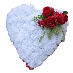 white artifical heart